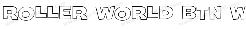 Roller World BTN Wide Bold Out字体转换